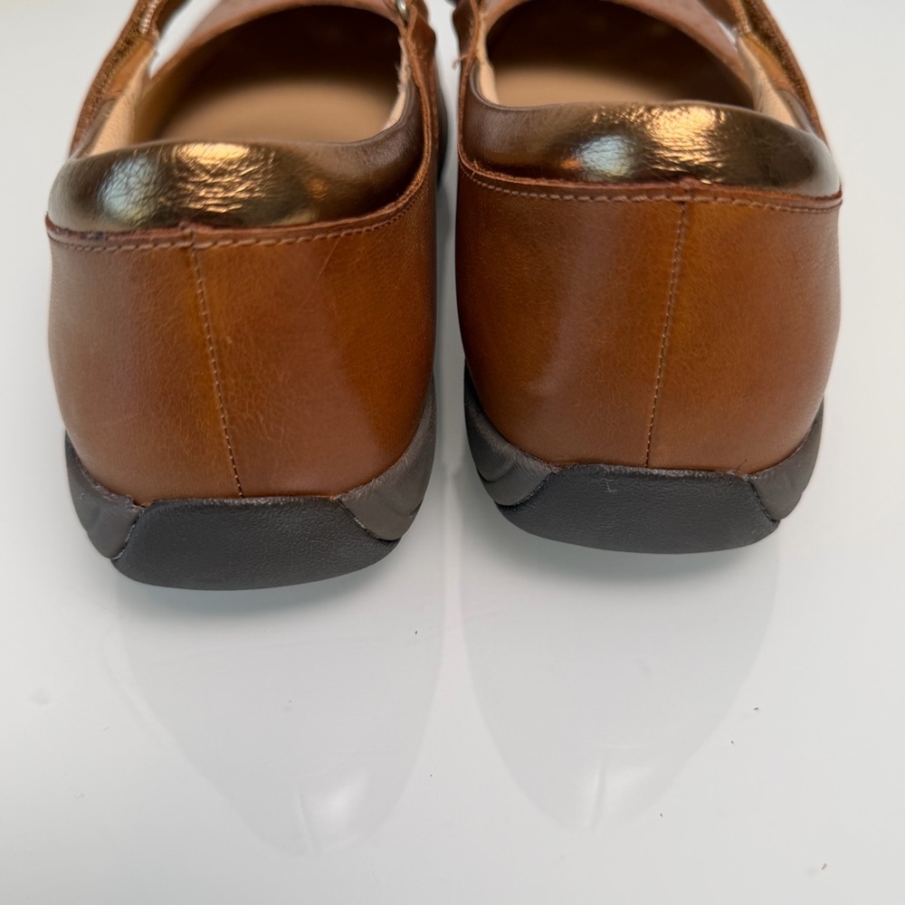 Dansko Stacy Women's Tan/Brown Leather Mary Jane Shoes Size 10.5/11 EU 41 - Picture 6 of 15